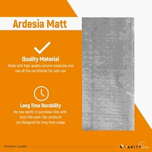 PALLET PORCELAIN TILE ARDESIA GREY MATT 24"X48"