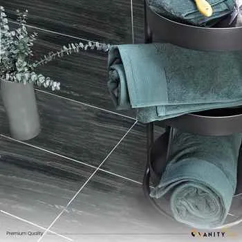 Pallet Porcelain Tile Tobacco Brown Glossy 12"X24" - An Extra 5% of - pallet Qty 512 sqf 