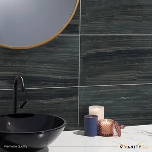 Pallet Porcelain Tile Tobacco Brown Glossy 12"X24" - An Extra 5% of - pallet Qty 512 sqf 