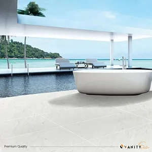Premium Pallet Porcelain Tile Bianco Carrara Matt 24"X48" - An Extra 7% off