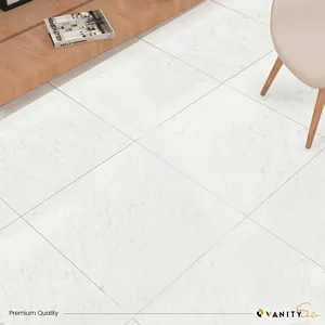 Premium Pallet Porcelain Tile Bianco Carrara Glossy 24"X24" - An Extra 7% off