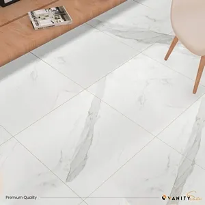 Pallet Premium Porcelain Tile Calacatta Glossy  24"X24" -  An Extra discount of 6% 