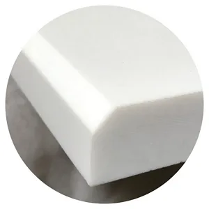 Px 0668 Super White Saddle / Window Sill Polished Quartz 4"x24" Both Side Beveled