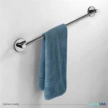 Rainbow Pr702 Long Towel Bar Metal Material Chrome Finish
