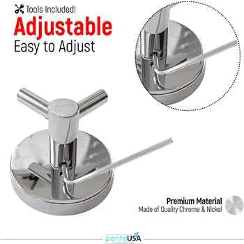 Rainbow Pr708 Hook Metal Material Chrome Finish