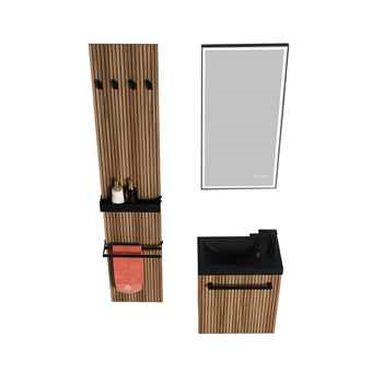 Reims 20 inch Maple Strip Vanity with Sink