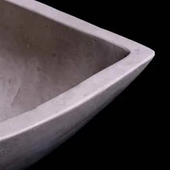 Middletown Bathroom Stone Vessel Sink Marble Bursa Beige Honed H: 6" X W: 26" X L: 16" Top Sink