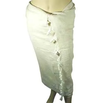 Traditional Bath Towel: Peshtamal - Natural (cotton Wad)