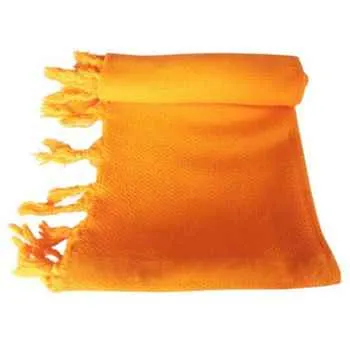 Traditional Hand And Face Towel: Peshkir - Orange