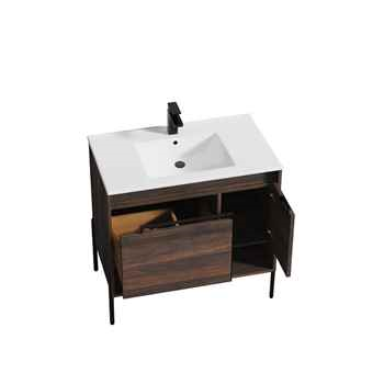 Tulip 36 inch Cali Walnut Vanity