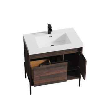 Tulip 36 inch Cali Walnut Vanity