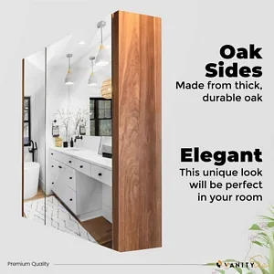 Union City Walnut 24 1/2" Medicine Cabinet