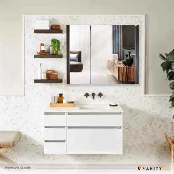 Union City Walnut 24 1/2" Medicine Cabinet