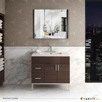 Union City Walnut 24 1/2" Medicine Cabinet