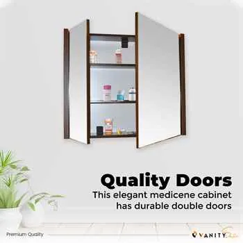 Union City Walnut 32 1/4" Medicine Cabinet