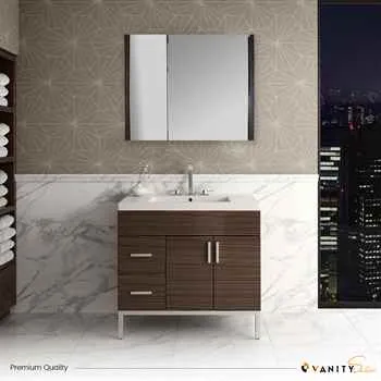 Union City Walnut 32 1/4" Medicine Cabinet