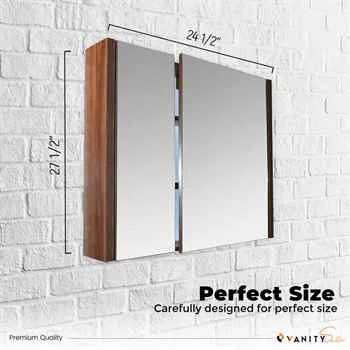 Union City Walnut 32 1/4" Medicine Cabinet