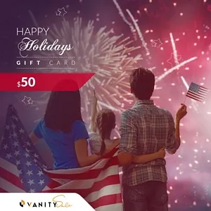 VANITY SALE Attractive Happy Holiday Gift Cards $50 – Charming Cheap Presents