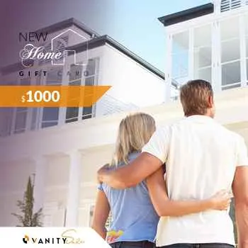 VANITY SALE Customized New Home Gift Cards $1000 – Best Gift Cards With Elegant Look