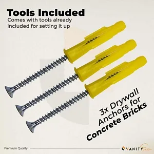 VANITY SALE Nara Hidden Shelf Mirror –  Large Bathroom Mirror with Small Frame, Contemporary Wall Mirrors W 35½  Inches