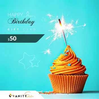 VANITY SALE Useful Birthday Gift Cards 50 dollars – The New Version of Presents