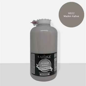 VersaTone Hybrid Acrylic Semi-Matte Acrylic Paint for All Surfaces EARTH BROWN H-022 2000 ml - 67.60 oz