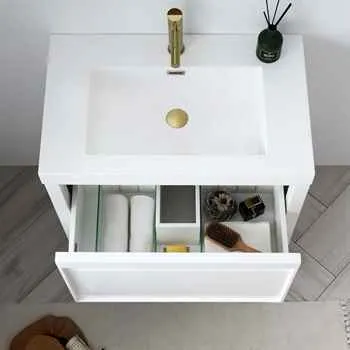 Vienna 24" White Bathroom Vanity