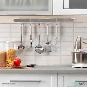 Viola 4602 Long Towel Bar Metal Material Chrome Finish