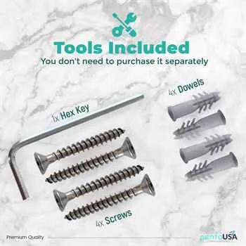 Viola 4602 Long Towel Bar Metal Material Chrome Finish