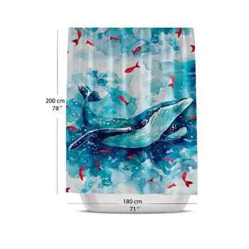 Whale Shower Curtain 