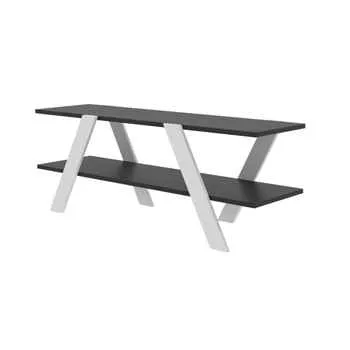 White TV Stand for TVs up to 55 inch 