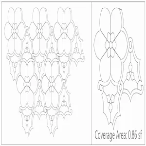 Wild Orchid Custom Water Jet Mosaic Design - Get a Quote.