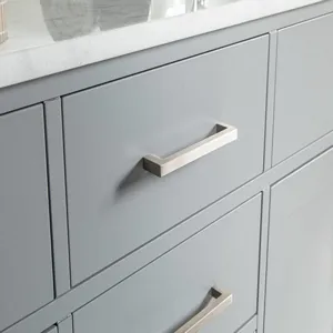 Woodbridge 72" Light Gray Double Sink Bathroom Cabinet