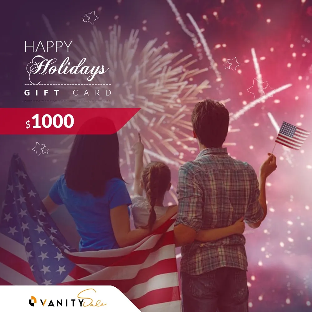 VANITY SALE Best Happy Holiday Gift Cards $1000 – Useful and Exclusive Cards