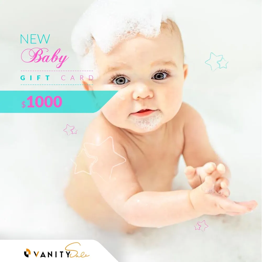 VANITY SALE Innovative New Baby Gift Cards $1000 – Various Cheap Presents