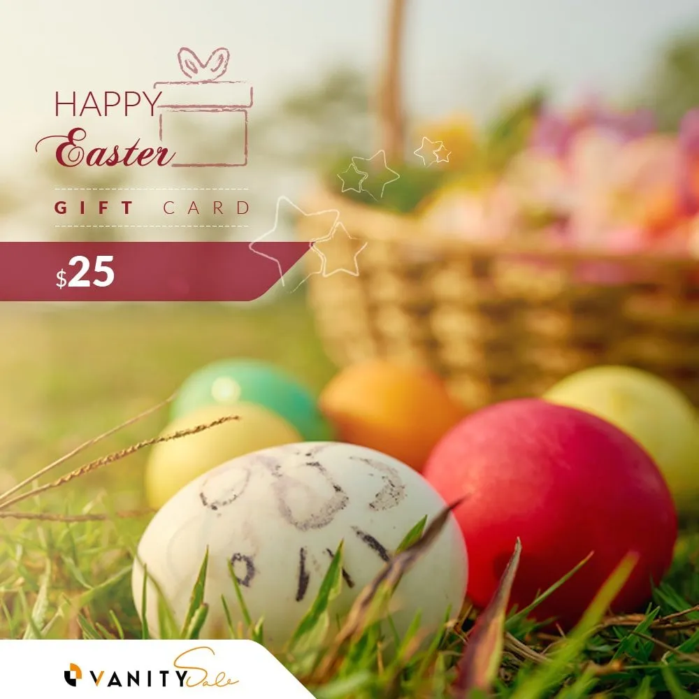 VANITY SALE Stylish Happy Easter Gift Cards $25 – Useful and Exclusive Cards