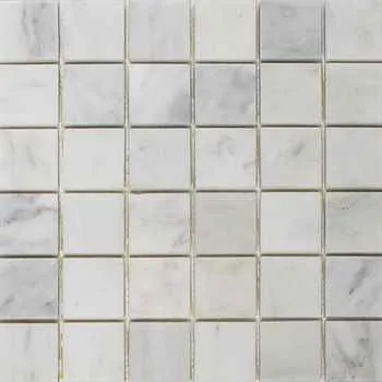 Arabescato Mosaic Polished Marble Tile 12"x12"-2"x2" Chip Size-Extra 7 off